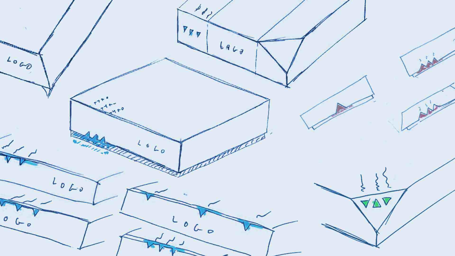 Sketch of the housing of the subscriber's device 1